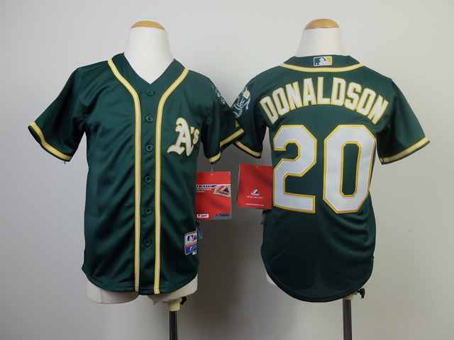 Youth Oakland Athletics #20 Donaldson Green MLB Jerseys->youth mlb jersey->Youth Jersey